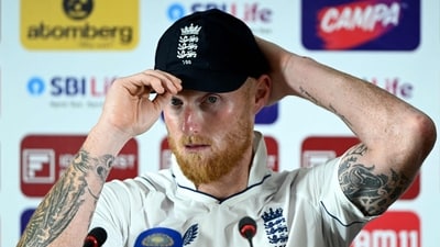 England's captain Ben Stokes, addresses a press conference (AFP) England's captain Ben Stokes, addresses a press conference (AFP)