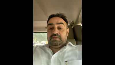 Dimpy was arrested on April 6, 2014, on the complaint Virk wherein he had accused him of duping him of  ₹50 lakh in 2006. (HT Photo)