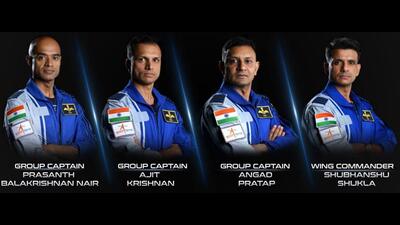 PM Modi said the four astronauts are forces that encompass the aspirations of 1.4 billion people of India. (Official handout photo.) PM Modi said the four astronauts are forces that encompass the aspirations of 1.4 billion people of India. (Official handout photo.)