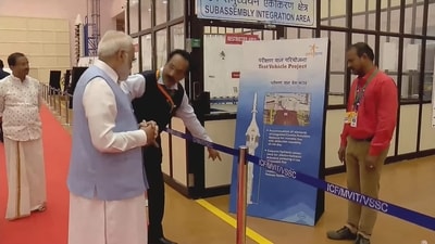 The Gaganyaan mission is India's first human space flight program for which extensive preparations are underway at various ISRO centres. (PTI) The Gaganyaan mission is India's first human space flight program for which extensive preparations are underway at various ISRO centres. (PTI)