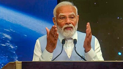 Prime Minister Narendra Modi, who is on a visit to Kerala, on Tuesday announced the names of the four astronauts who will be part of India's first human space flight program, Gaganyaan, at the Vikram Sarabhai Space Centre (VSSC) in Thumba, Thiruvananthapuram. The mission is scheduled to be launched in 2024-25. (PTI) Prime Minister Narendra Modi, who is on a visit to Kerala, on Tuesday announced the names of the four astronauts who will be part of India's first human space flight program, Gaganyaan, at the Vikram Sarabhai Space Centre (VSSC) in Thumba, Thiruvananthapuram. The mission is scheduled to be launched in 2024-25. (PTI)