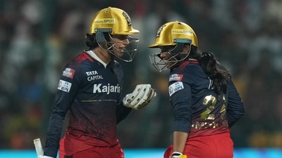 Chasing the target, RCB's Mandhana and Sabbhineni Meghana added 40 runs for the second wicket&nbsp; (PTI)