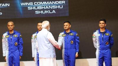 The final mission will carry a crew of only three astronauts. (Narendra Modi | Official X account) The final mission will carry a crew of only three astronauts. (Narendra Modi | Official X account)