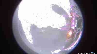 Image of the moon sent by US lunar lander. (X/Intuitive Machines) Image of the moon sent by US lunar lander. (X/Intuitive Machines)