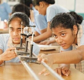 Students busy conducting experiments in the school. (Representative Image) (Handout) Students busy conducting experiments in the school. (Representative Image) (Handout)