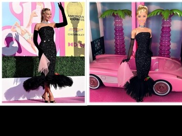 Margot Robbie dressed as a Barbie for the World Movie premiere (Instagram) Margot Robbie dressed as a Barbie for the World Movie premiere (Instagram)