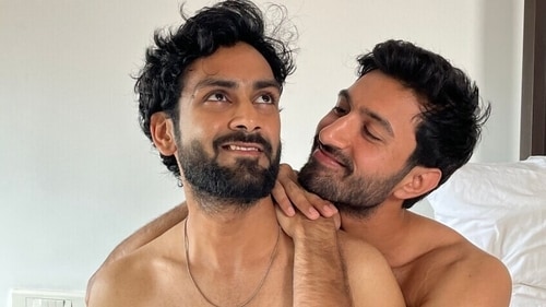Vidur Sethi and Sahib Verma in a still from Pine Cone. Vidur Sethi and Sahib Verma in a still from Pine Cone.