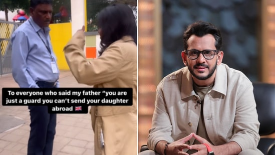 Other than Aman Gupta, Ayushmann Khurrana also reacted to the woman's video. (Instagram/@me_dhanshreeg, @boatxaman)
