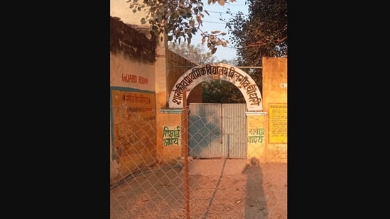 Real-life 12th Fail IPS officer Manoj Sharma shared this picture of his village school. (X/@ManojSharmaIPS)