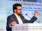 Anurag Thakur addresses the Federation of Indian Chambers of Commerce and Industry (FICCI) National Conclave on 'Viksit Bharat@2047', in New Delhi