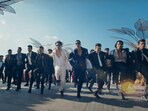 Tiger Shroff and Akshay Kumar in Bade Miyan Chote Miyan song Mast Malang Jhoom. Tiger Shroff and Akshay Kumar in Bade Miyan Chote Miyan song Mast Malang Jhoom.