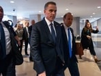 Hunter Biden, son of President Joe Biden, arrives with attorney Abbe Lowell, right, at the O'Neill House Office Building for a closed-door deposition in a Republican-led investigation into the Biden family, Hunter Biden, son of President Joe Biden, arrives with attorney Abbe Lowell, right, at the O'Neill House Office Building for a closed-door deposition in a Republican-led investigation into the Biden family,