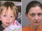 Elijah Vue’s (L) mother, Katrina Baur, (R) was arrested on suspicion of child neglect (Two Rivers Police Department) Elijah Vue’s (L) mother, Katrina Baur, (R) was arrested on suspicion of child neglect (Two Rivers Police Department)