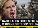 NATO NATION ECHOES PUTIN'S WARNING ON TROOP DEPLOYMENT NATO NATION ECHOES PUTIN'S WARNING ON TROOP DEPLOYMENT