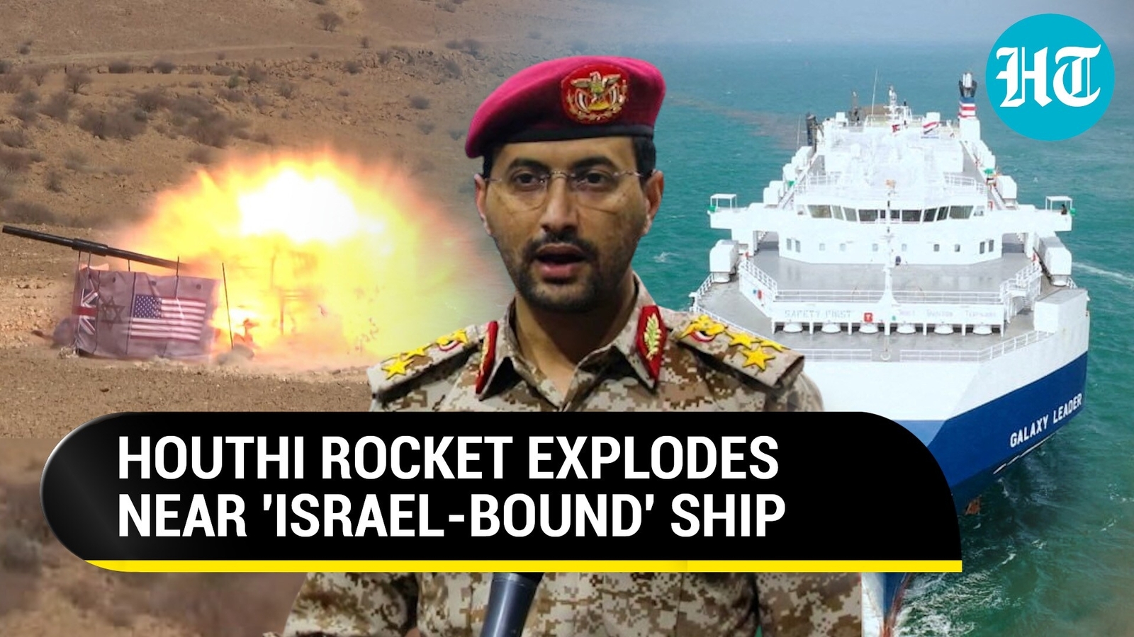 Houthi Rebels Target Another Ship In Red Sea With Rockets; U.S. Shoots ...