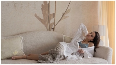 Ananya Panday has opened the doors of her new Mumbai home to Architectural Digest India. In the exclusive photos of the actor's apartment shared by the portal, one thing is clear – Ananya loves pastels and her home is a reflection of the things that bring her joy. (Pics courtesy: Architectural Digest India and Ananya Panday's Instagram) Ananya Panday has opened the doors of her new Mumbai home to Architectural Digest India. In the exclusive photos of the actor's apartment shared by the portal, one thing is clear – Ananya loves pastels and her home is a reflection of the things that bring her joy. (Pics courtesy: Architectural Digest India and Ananya Panday's Instagram)