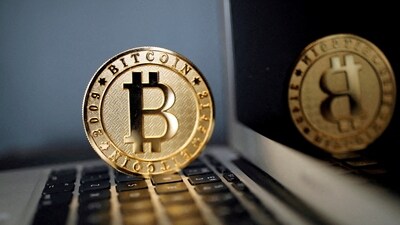A bitcoin is seen in an illustration picture taken at La Maison du Bitcoin in Paris, France, June 23, 2017. (Reuters)