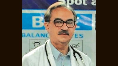 Dr. Puri intends to pursue his clinical practice independently following his departure from the institution. (HT) Dr. Puri intends to pursue his clinical practice independently following his departure from the institution. (HT)
