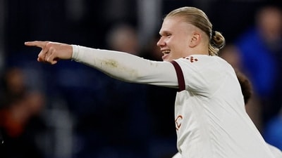 Erling Haaland scored five goals against Luton Town