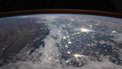 A picture of snow-covered Himalayas taken by a crew member aboard the ISS. (Instagram/@nasa) A picture of snow-covered Himalayas taken by a crew member aboard the ISS. (Instagram/@nasa)