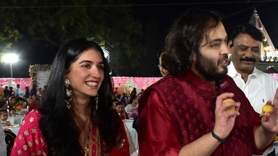 Anant Ambani, son of Mukesh Ambani, Chairman of Reliance Industries, and Radhika Merchant, daughter of industrialist Viren Merchant (REUTERS)