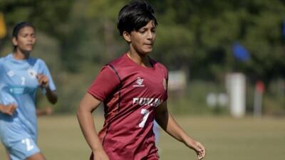 Patiala’s Gurnaz Kaur will be a part of the U16 South Asian Football Federation Championship. (HT Photo) Patiala’s Gurnaz Kaur will be a part of the U16 South Asian Football Federation Championship. (HT Photo)