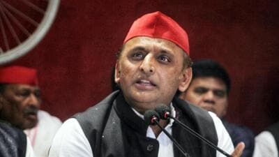Samajwadi Party (SP) chief Akhilesh Yadav addresses the press conference in Lucknow on Wednesday. (ANI) Samajwadi Party (SP) chief Akhilesh Yadav addresses the press conference in Lucknow on Wednesday. (ANI)