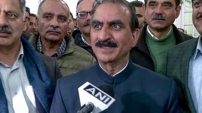Himachal Pradesh chief minister Sukhvinder Singh Sukhu speaks to the media in Shimla on Wednesday. (ANI) Himachal Pradesh chief minister Sukhvinder Singh Sukhu speaks to the media in Shimla on Wednesday. (ANI)