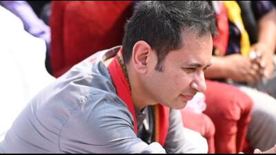 The phone call had come after an hour of Debbarma into the hunger strike at Hatai Kotor 30kms away from Agartala. (Pradyot Tripura | Official X account) The phone call had come after an hour of Debbarma into the hunger strike at Hatai Kotor 30kms away from Agartala. (Pradyot Tripura | Official X account)
