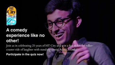 HT City contest to mark the 'Vibe of 25' with comic Ashish Solanki.