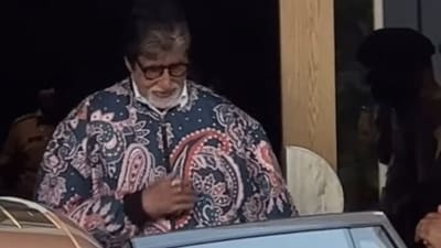 Amitabh Bachchan leaves for Anant Ambani's wedding in Jamnagar Amitabh Bachchan leaves for Anant Ambani's wedding in Jamnagar