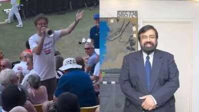 Harsh Goenka is impressed with this cricket fan who played SRK's Kal Ho Naa Ho on the trumpet. (X/@hvgoenka and HT file photo) Harsh Goenka is impressed with this cricket fan who played SRK's Kal Ho Naa Ho on the trumpet. (X/@hvgoenka and HT file photo)
