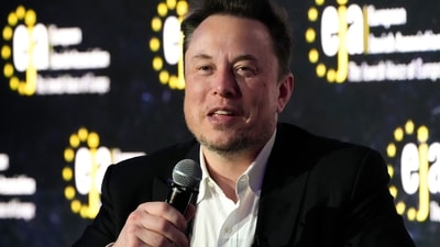 Druing the 29th Annual Baron Investment Conference in New York in 2022, Elon Musk shared that he used to sleep on the floor under his desk. (AP) Druing the 29th Annual Baron Investment Conference in New York in 2022, Elon Musk shared that he used to sleep on the floor under his desk. (AP)