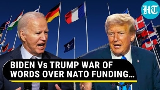 BIDEN Vs TRUMP WAR OF WORDS OVER NATO FUNDING…