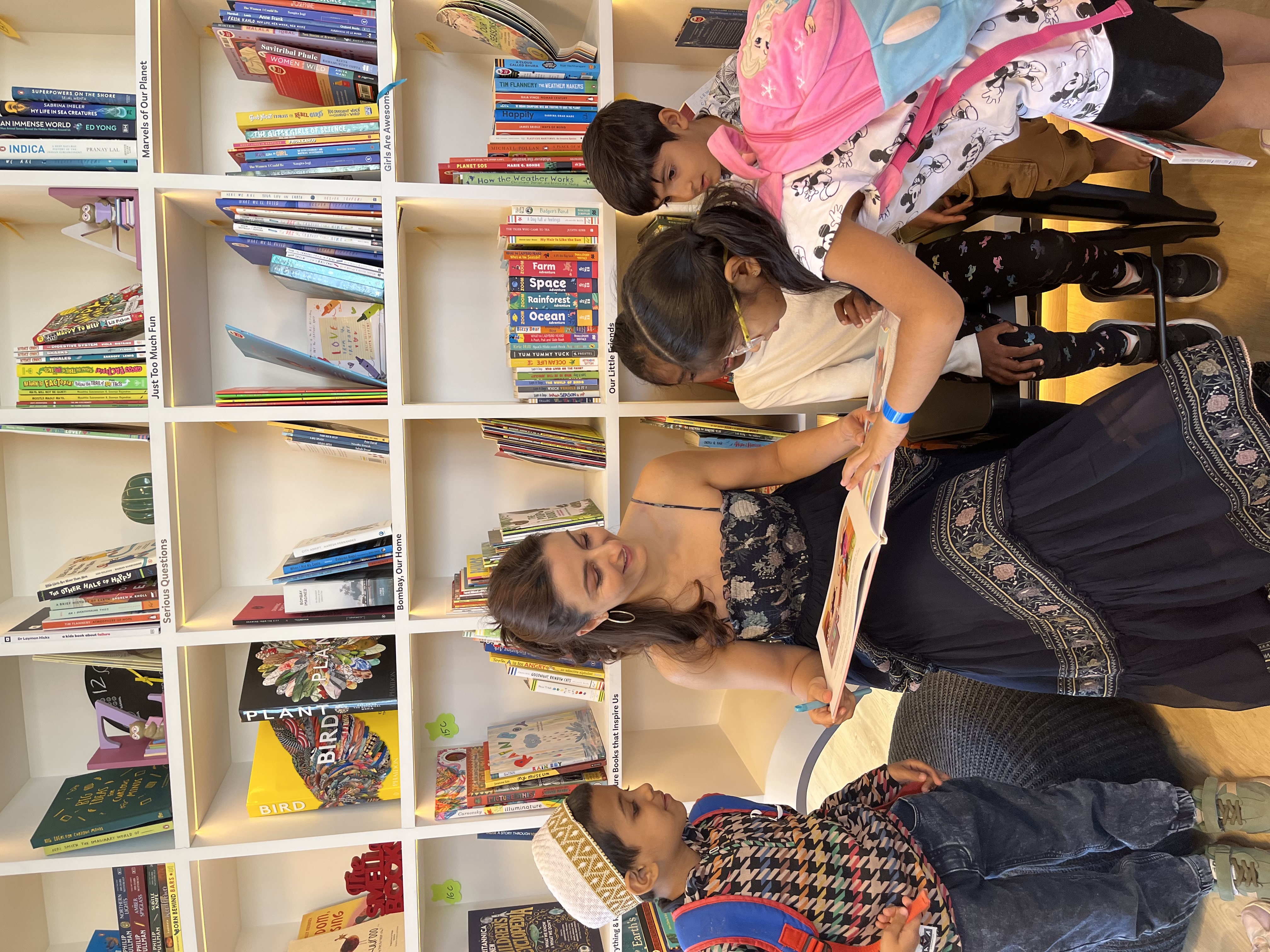 Children were encouraged to step away from screens and read more at the recent Museum of Solutions' Peek a Book children's festival, (Museum of Solutions)
