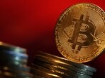 Representation of bitcoin cryptocurrency is seen in this illustration 