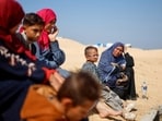 Palestinians gather at Tal Al-Sultan cemetery, amid the ongoing conflict between Israel and Hamas, in Rafah