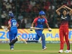 Delhi Capitals' Alice Capsey and Shafali Verma run between the wickets Delhi Capitals' Alice Capsey and Shafali Verma run between the wickets