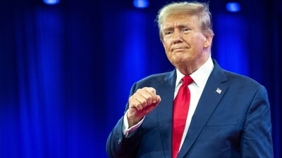 A Cook County judge ordered the Illinois State Board of Elections to take former President Donald Trump's name off of the state's March 19 primary ballot Wednesday, Feb. 28, 2024, but placed her order on hold until Friday to allow an appeal. (AP Photo/Alex Brandon, File) (AP) A Cook County judge ordered the Illinois State Board of Elections to take former President Donald Trump's name off of the state's March 19 primary ballot Wednesday, Feb. 28, 2024, but placed her order on hold until Friday to allow an appeal. (AP Photo/Alex Brandon, File) (AP)