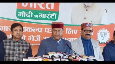 Himachal Pradesh BJP president Rajeev Bindal (HT photo)