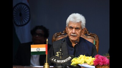 Jammu and Kashmir LG Manoj Sinha (File) Jammu and Kashmir LG Manoj Sinha (File)