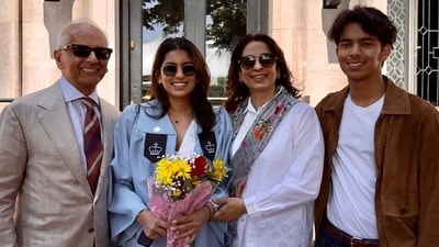 Juhi Chawla was one of the most loved actors in the industry, when she tied the knot with businessman Jai Mehta. Juhi married Jai in 1995, but kept her marriage a secret for a long time. The news was only revealed when Juhi was pregnant with their first child, Jhanvi Mehta, born in 2001. Juhi also has a son named Arjun. Juhi Chawla was one of the most loved actors in the industry, when she tied the knot with businessman Jai Mehta. Juhi married Jai in 1995, but kept her marriage a secret for a long time. The news was only revealed when Juhi was pregnant with their first child, Jhanvi Mehta, born in 2001. Juhi also has a son named Arjun.