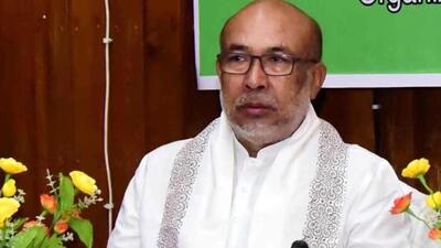 Manipur chief minster N Biren Singh (File Photo) Manipur chief minster N Biren Singh (File Photo)