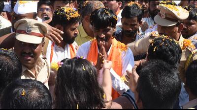 Maratha quota leader Manoj Jarange Patil (HT FILE PHOTO/Bachchan Kumar) Maratha quota leader Manoj Jarange Patil (HT FILE PHOTO/Bachchan Kumar)