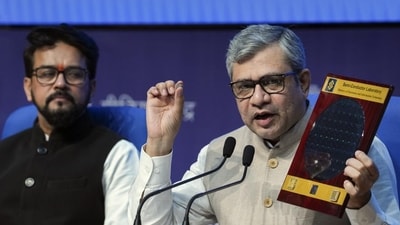 New Delhi: Union Ministers Ashwini Vaishnaw and Anurag Thakur brief the media on cabinet decisions, in New Delhi, Thursday, Feb. 29, 2024. (PTI Photo/Kamal Singh) (PTI02_29_2024_000094B) (PTI) New Delhi: Union Ministers Ashwini Vaishnaw and Anurag Thakur brief the media on cabinet decisions, in New Delhi, Thursday, Feb. 29, 2024. (PTI Photo/Kamal Singh) (PTI02_29_2024_000094B) (PTI)