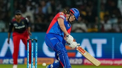 Jess Jonassen then provided the final impetus and ended unbeaten on 36 off 16. DC ended up smashing 70 runs in the last five overs. (PTI) Jess Jonassen then provided the final impetus and ended unbeaten on 36 off 16. DC ended up smashing 70 runs in the last five overs. (PTI)