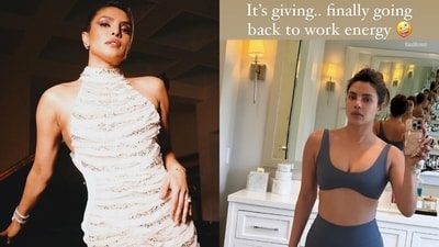 Priyanka Chopra shared that she's 'finally' going back to work (Instagram) Priyanka Chopra shared that she's 'finally' going back to work (Instagram)