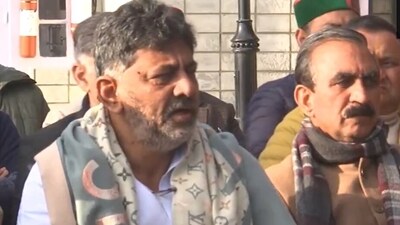 Congress Himachal observer and Karnataka deputy chief minister DK Shivakumar (ANI) Congress Himachal observer and Karnataka deputy chief minister DK Shivakumar (ANI)