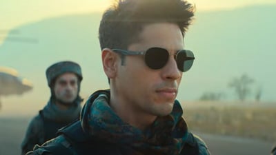 Yodha trailer: Sidharth Malhotra in a still from the action film produced by Karan Johar. Yodha trailer: Sidharth Malhotra in a still from the action film produced by Karan Johar.