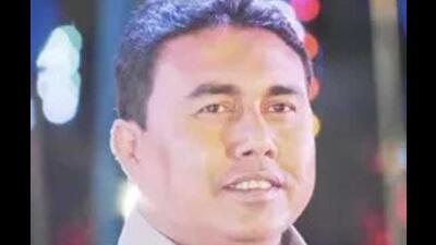 TMC strongman Sheikh Shahjahan. (Image from social media) TMC strongman Sheikh Shahjahan. (Image from social media)